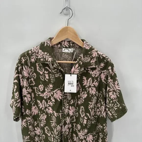 THE UPSIDE NWT Evereve Cocos Stella Collared Terry Cloth Shirt // L - Picture 15 of 15